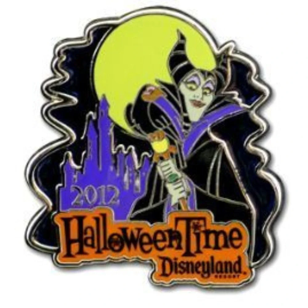 Disney Maleficent Sleeping Beauty Raven Diablo  Pin 92160 DLR Halloween Time‎